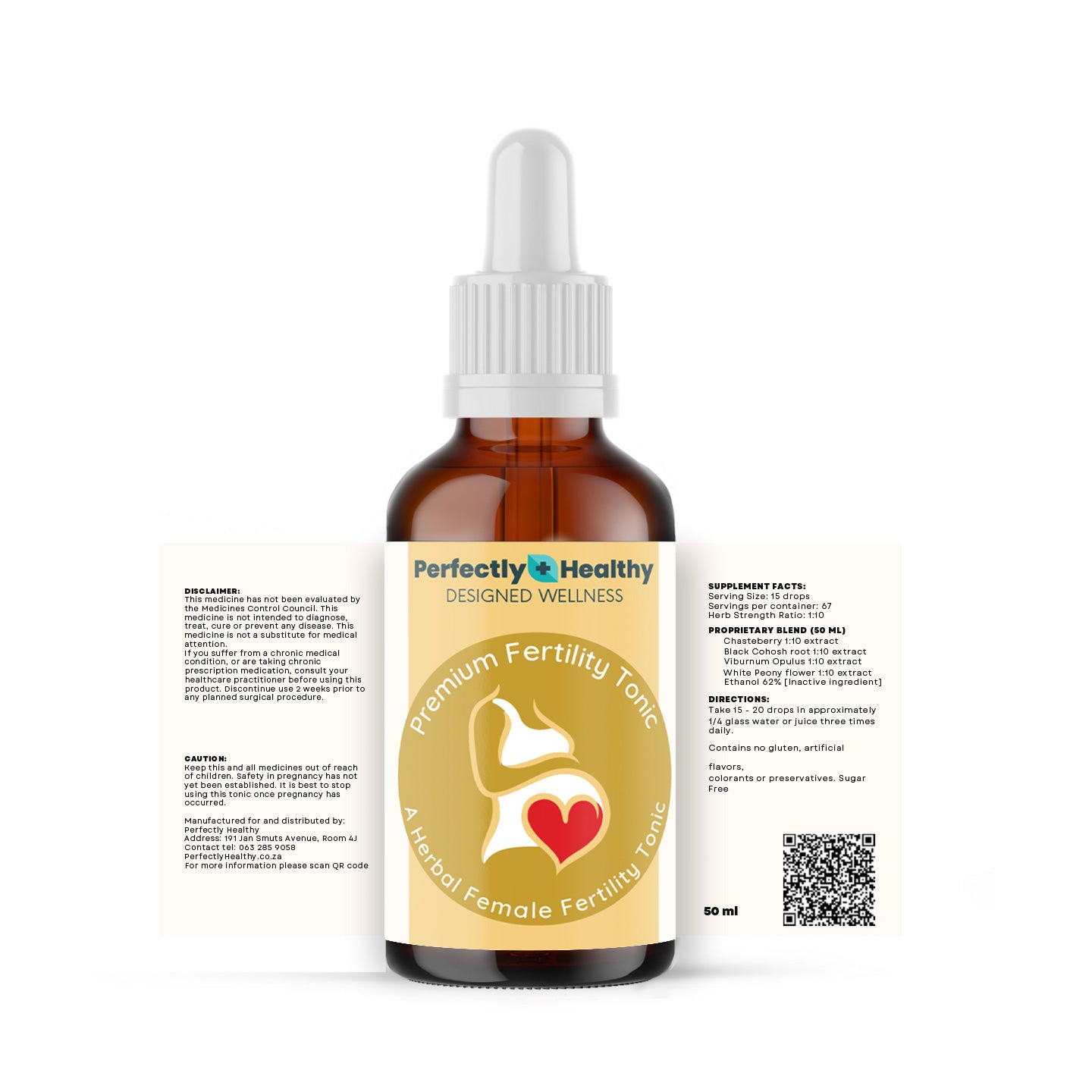 Premium Female Fertility Tonic - Ovulation & Reproductive Health Support