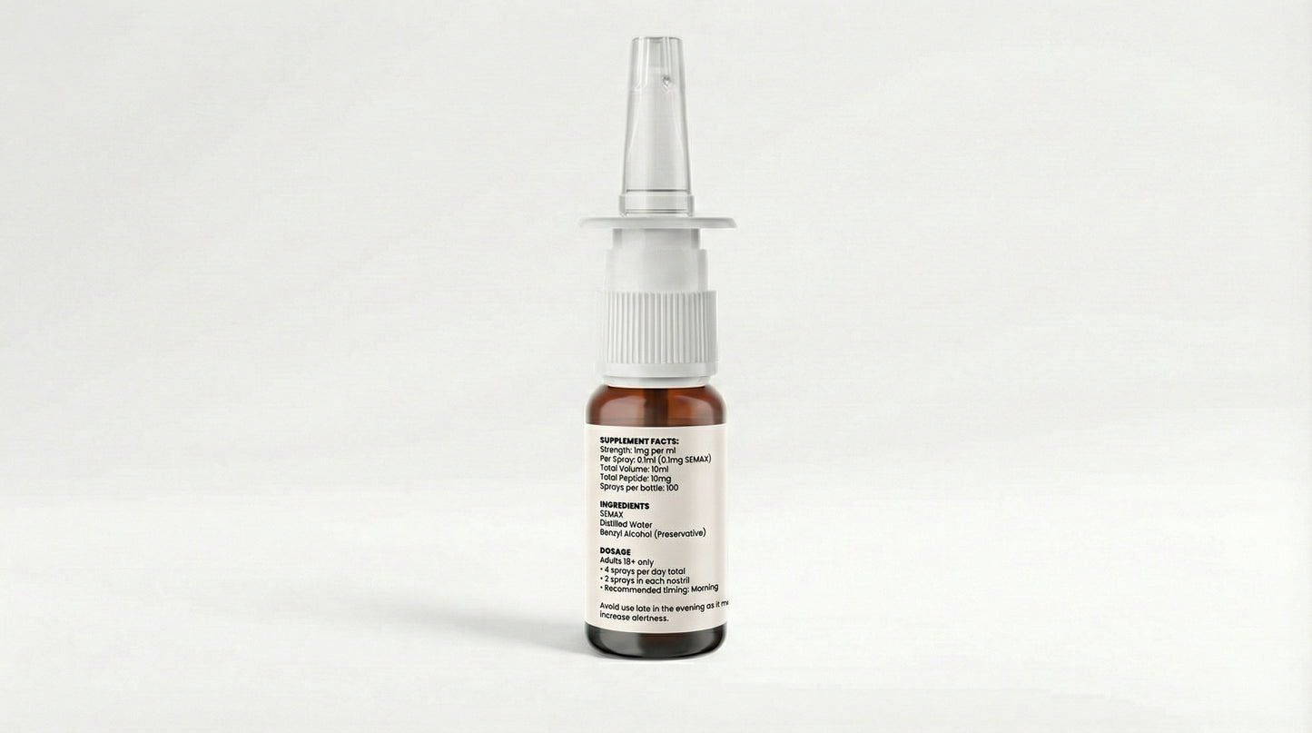 SEMAX Peptide Nasal Spray - Focus • Drive • Cognitive Performance