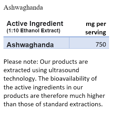 Ashwaganda (Extra Strength) - Cognition, Physical Energy and Emotional Balance