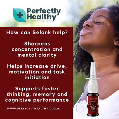 SELANK Peptide Nasal Spray - Calm • Emotional Regulation • Confidence (10ml)