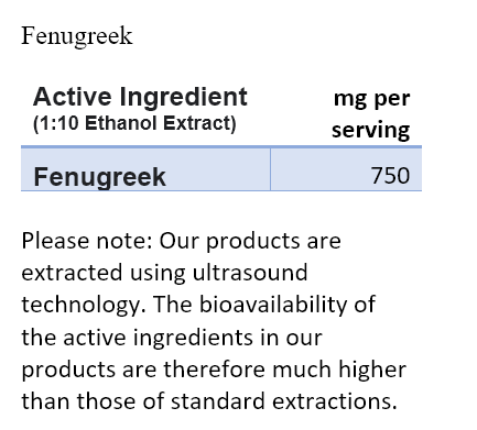 Fenugreek (Extra Strength) -  Hormone & Overall Health Support