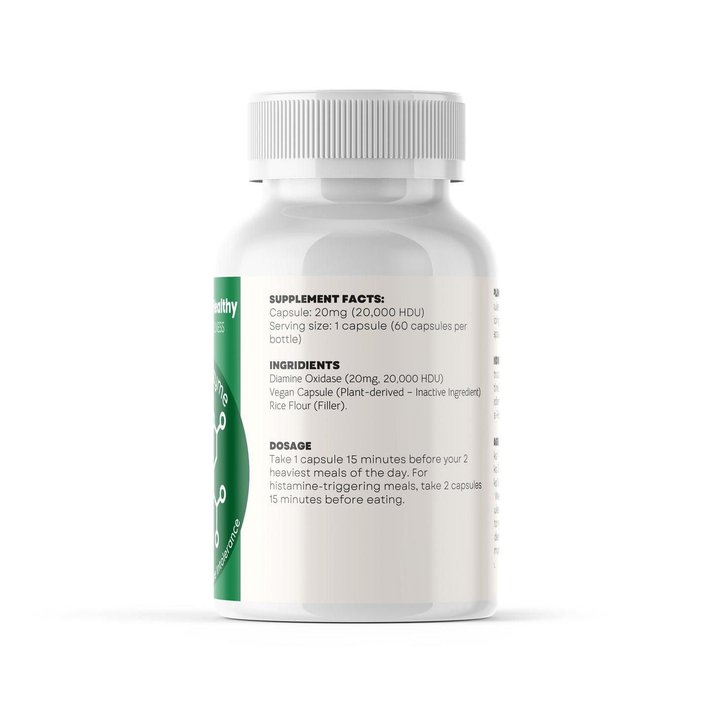 DAO Enzyme (Plant-Based Pea Sprout) – Histamine & MCAS Support