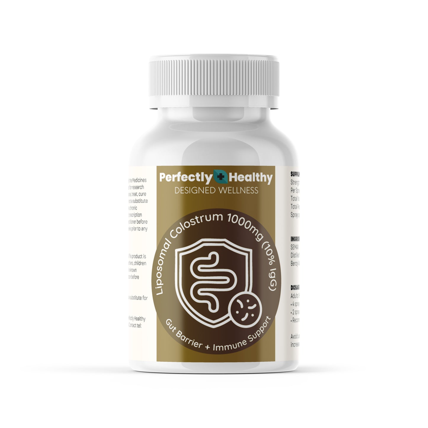 Liposomal Colostrum 1000mg (10% IgG) - Gut Barrier | Immune Support