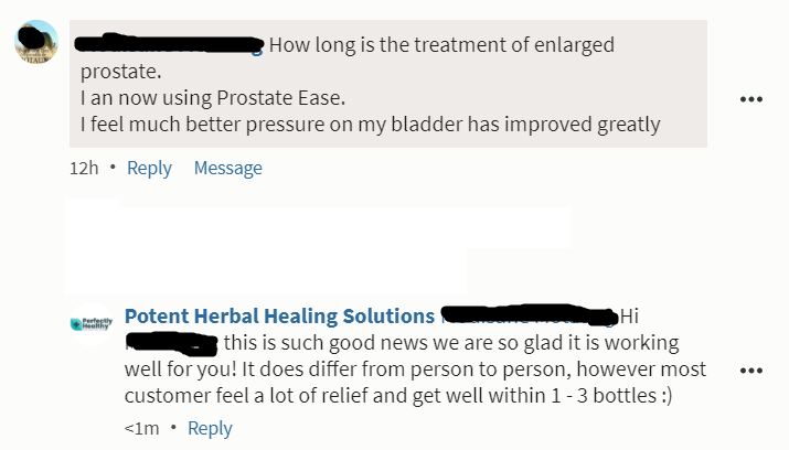 Prostate Ease - For BPH, enlarged prostate & prostatitis